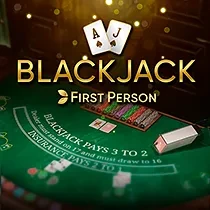 First Person Blackjack – originalomslag för digitalt spel