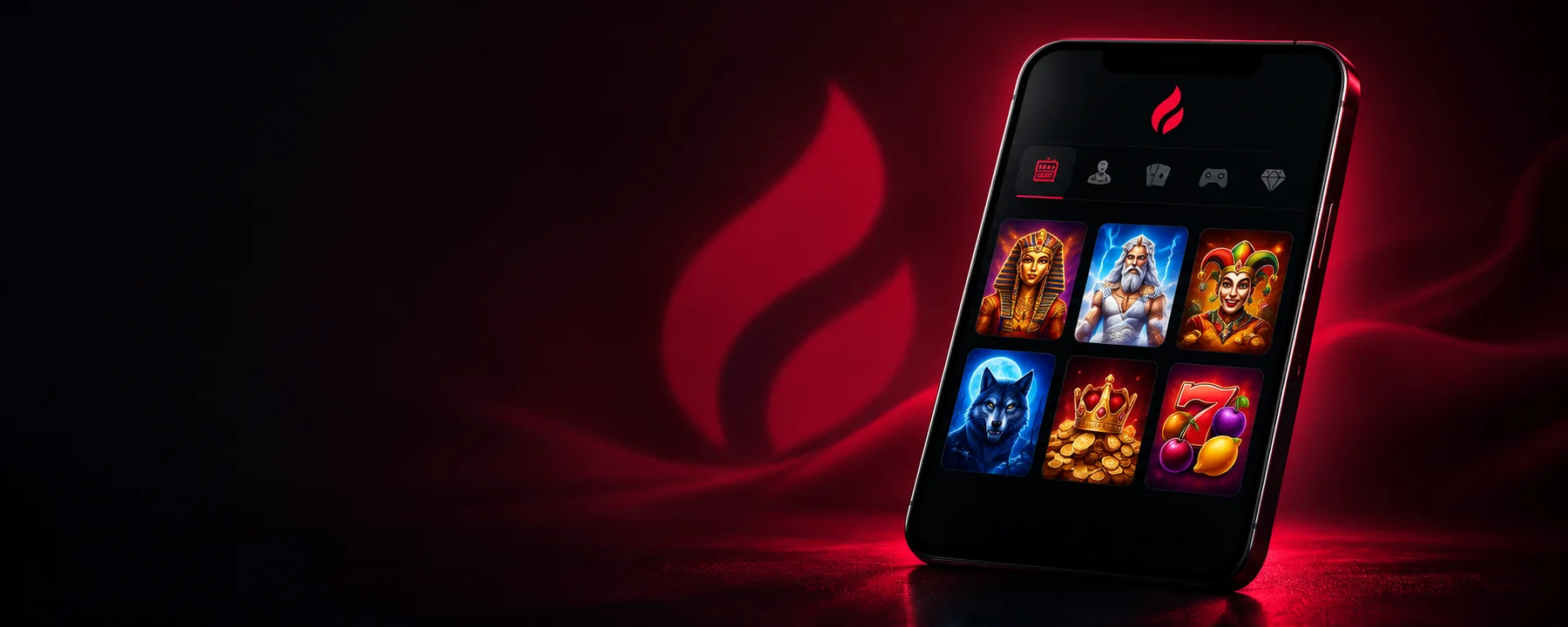 FieryPlay på en modern smartphone